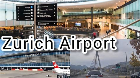 Zurich Airport Tour // Departures and Arrivals - YouTube