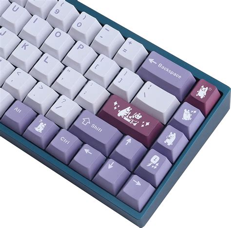 Buy JOMKIZ PBT Keycaps, Cherry Profile Keycaps 134 Keys Rabbit Dye Sublimation with 7U Spacebar ...