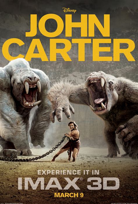 John Carter DVD Release Date June 5, 2012