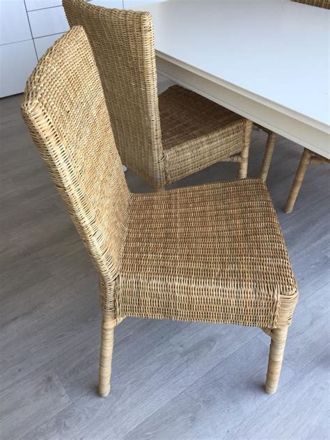 **FREE** Set of 4 Ikea wicker dining chairs | in Bradford, West Yorkshire | Gumtree