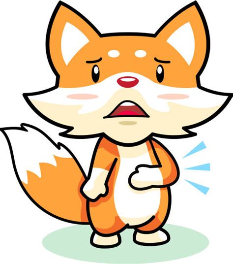 Hungry Fox Illustration Illustrations, Royalty-Free Vector Graphics ...