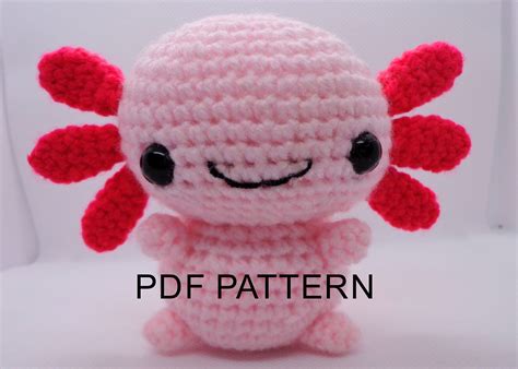 Crochet Axolotl Free Pattern These Popular Amphibious Creatures Are ...