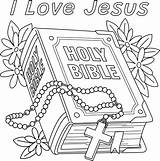 Free coloring pages For Kids religious Christian I Love Jesus  sketch template