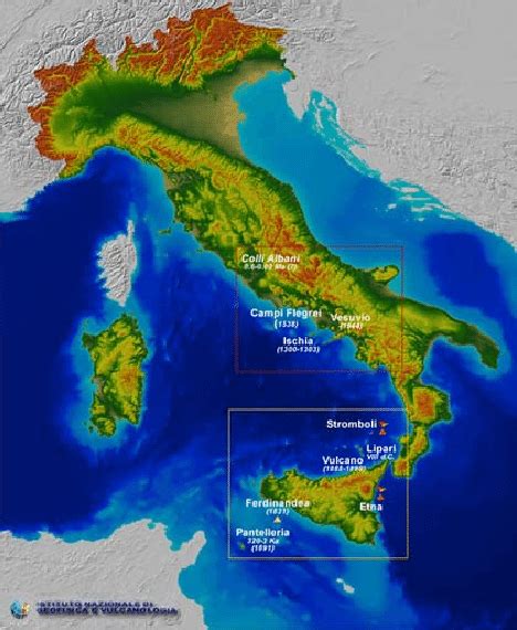 5 -Active volcanoes in Italy (Source: INGV-National Institute of ...