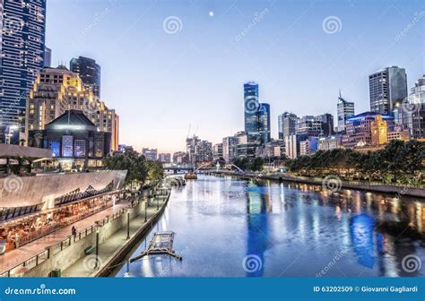 Melbourne, Victoria - Australia. Beautiful City Skyline Stock Image ...