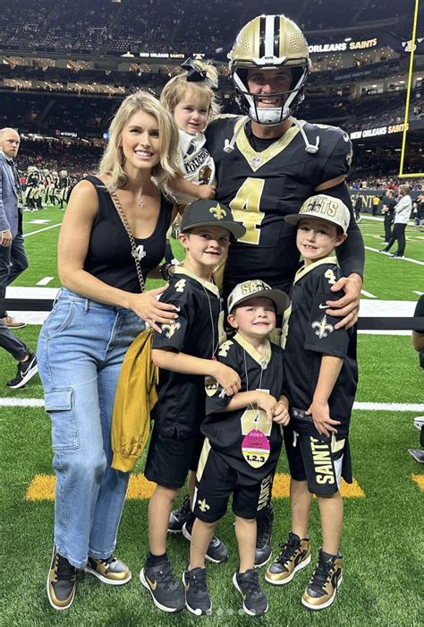 Derek Carr's wife Heather supports quarterback in New Orleans Saints debut