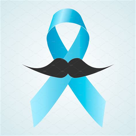 Prostate cancer ribbon awareness | Healthcare Illustrations ~ Creative ...