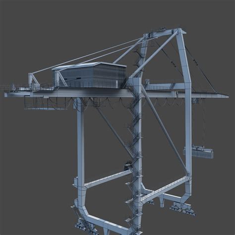 container crane 3d model