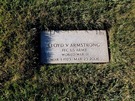 Headstone image of Lloyd V Armstrong San Joaquin Valley, National ...