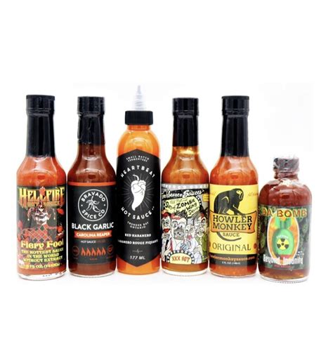 Buy Season 6- Hot Sauce Collection- Da Bomb, Heartbeat Red Habanero, Son Of Zombie, Bravado ...