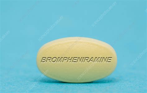 Brompheniramine pill, conceptual image - Stock Image - F036/7680 ...