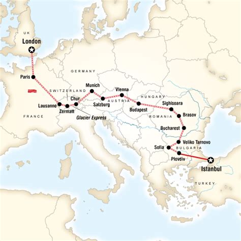 Backpacking Around Europe Route | IUCN Water