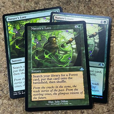 NATURE’S LORE | DOMINARIA REMASTERED DMR | GREEN | MTG MAGIC THE ...