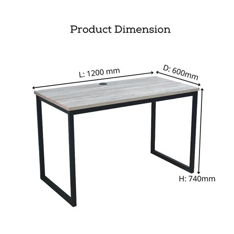 4ft Minimalist Study Table (ST1205) Working Desk Meja Komputer Meja ...