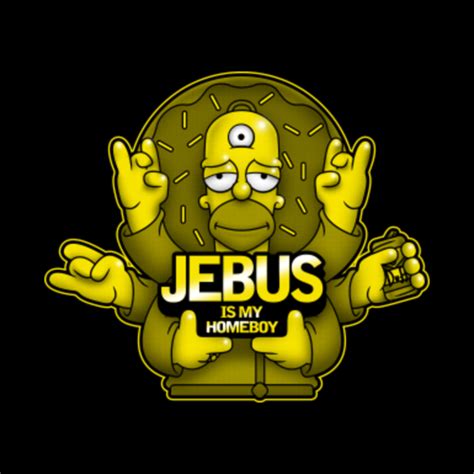 Jebus Saves - Simpsons - Mask | TeePublic