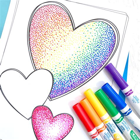 Easy Pointillism for Kids - The Crafting Chicks