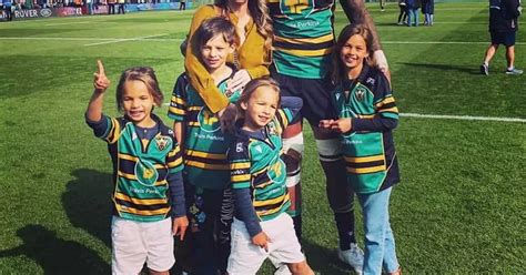 England rugby star Courtney Lawes’ family life with stunning wife and kids | United Kingdom ...