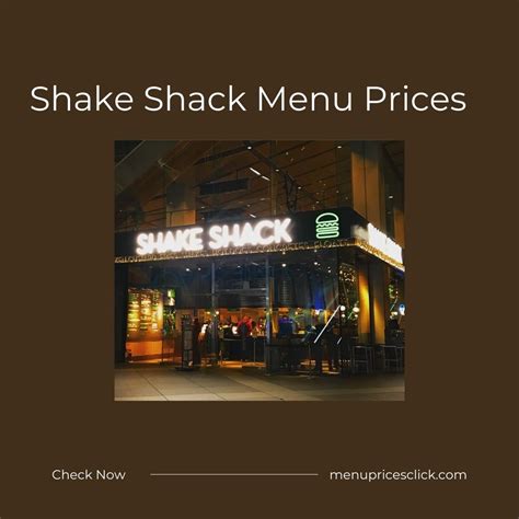 Shake Shack Menu Prices - Updated 2024 - MPC