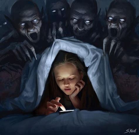 scary ppl | Creepy paintings, Nightmares art, Scary art