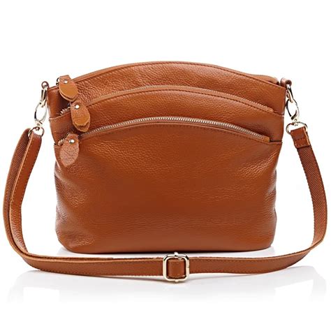 Multi Pockets Vintage Genuine Leather Bag Female Small Women Handbags ...