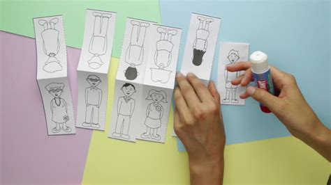 Family Finger Puppets Craft - YouTube