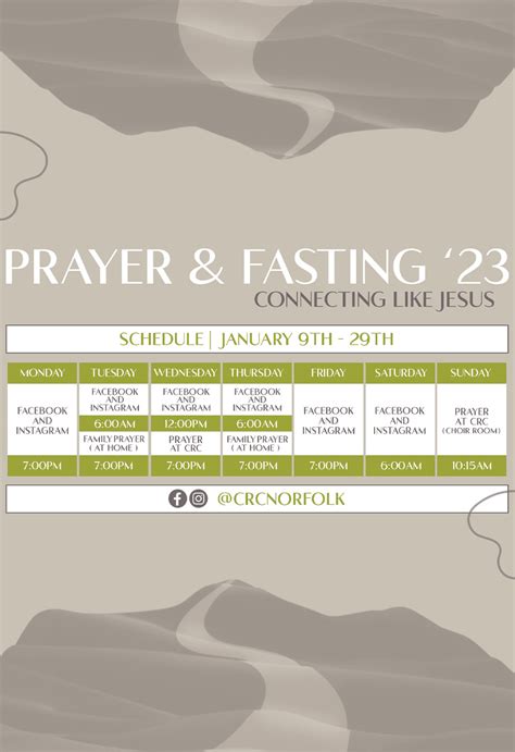 Prayer & Fasting - Calvary Revival Church