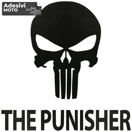 Logo + "The Punisher" Sticker Fuel Tank-Helmet-Scooter-Tuning-Car ...