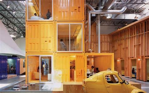 » Cargo containers in offices
