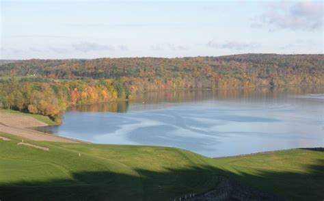 Whitney Point, NY : Whitney Point Lake in Autumn photo, picture, image (New York) at city-data.com