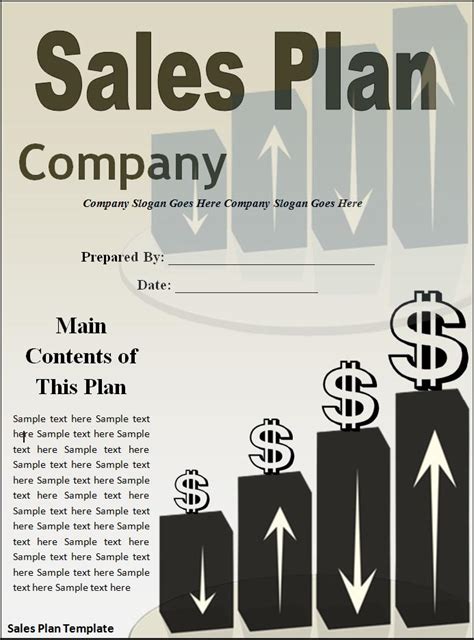 Sales Plan Template | Professional Word Templates