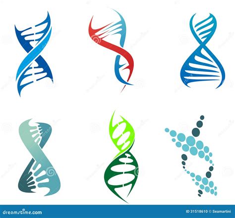 DNA and molecules stock vector. Illustration of genome - 31518610