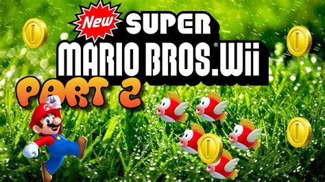 New Super Mario Bros Wii | Walkthrough - Part 2 - YouTube