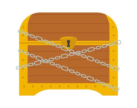 Premium Vector | Pirate treasure chest Vector illustration