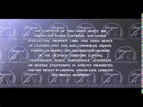 Paramount FBI Warning Screen (1999-2002) - YouTube