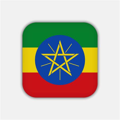 Ethiopia flag, official colors. Vector illustration. 10794433 Vector Art at Vecteezy