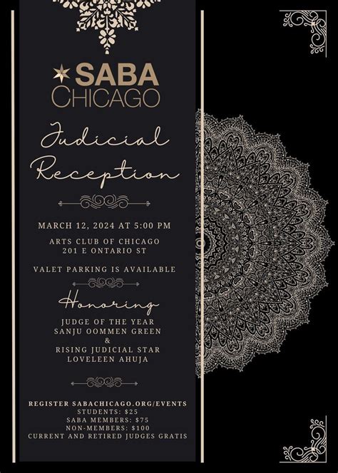 South Asian Bar Association of Chicago - SABA Chicago Judicial Reception