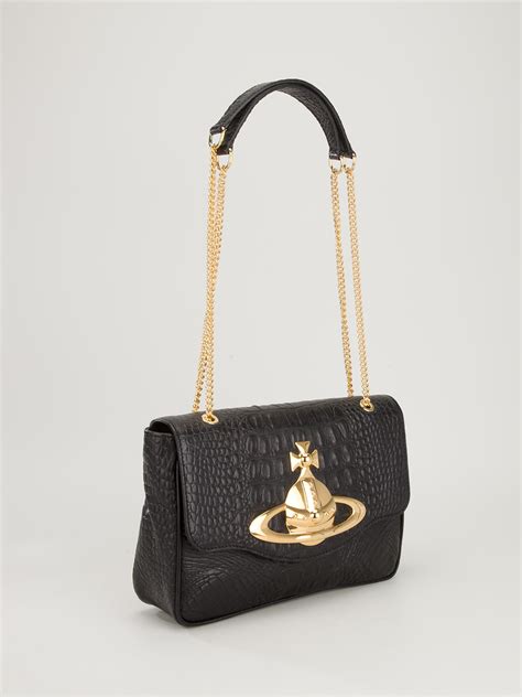 Vivienne westwood Ebury Shoulder Bag in Black | Lyst