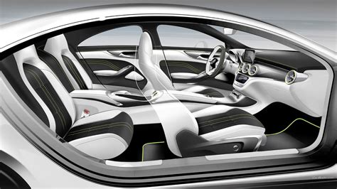 3D car illustration, Mercedes Style Coupe, concept cars, car interior ...