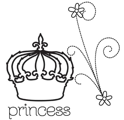 Princess Crown Outline - rffasr