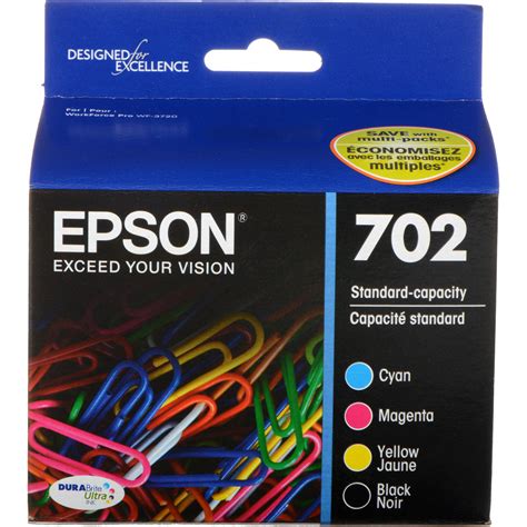 Epson 702 DURABrite Ultra Standard-Capacity Ink T702120-BCS B&H