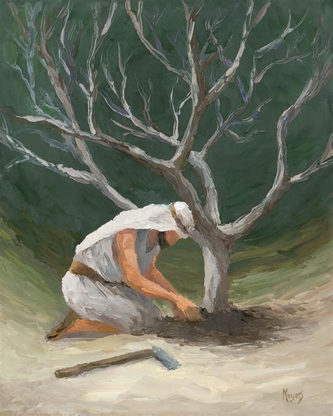 Parable of the Fig Tree Painting by Mike Moyers - Pixels