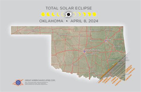 Total Solar eclipse 2024 Oklahoma — Great American Eclipse