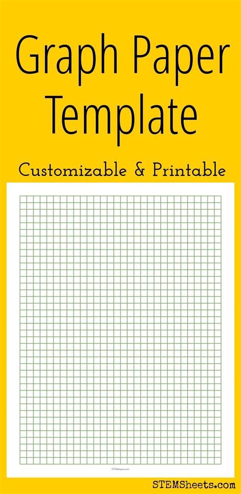 Graph Paper - Customizable and Printable | Graph crochet, Printable graph paper, Paper template