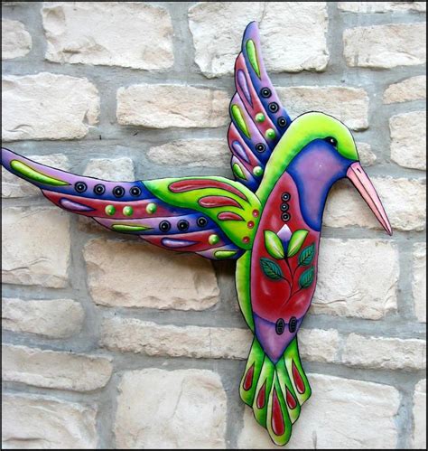 HUMMINGBIRD Wall Hanging Outdoor Wall Art Metal Wall Decor | Etsy ...