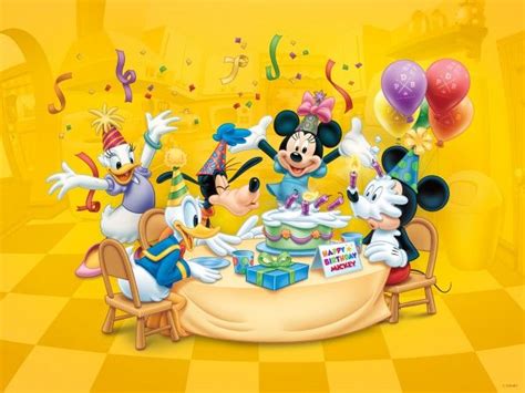 Mickey Mouse And Friends Birthday Wallpaper