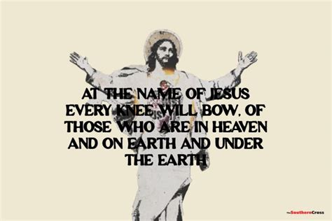 Prayer to the Most Holy Name of Jesus - The Southern Cross