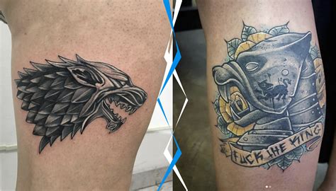 Selecionamos as dez melhores tatuagens de Game of Thrones.