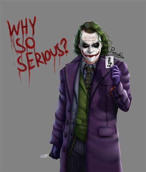 ArtStation - The Joker - Why So Serious?, Popcaki . | Joker pics, Joker images, Joker artwork