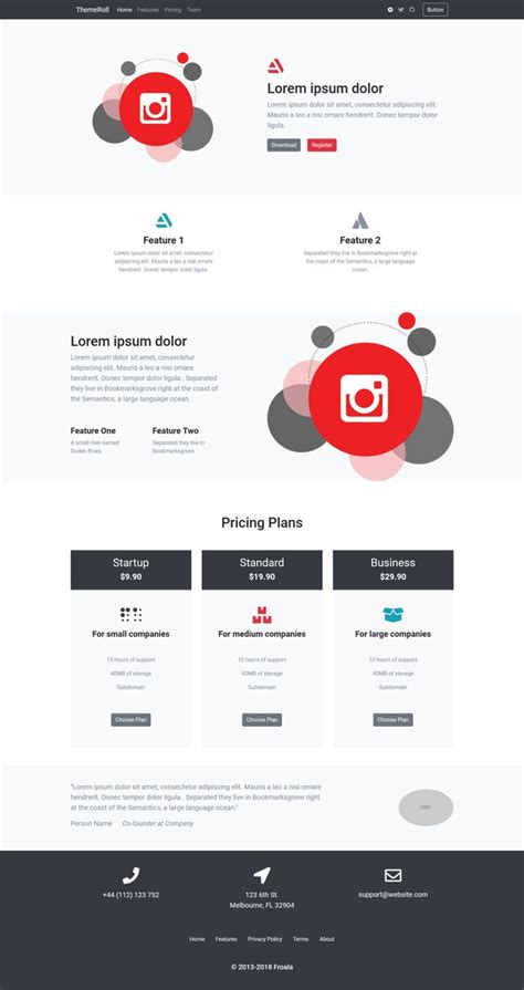 Download bootstrap starter template | Templates, How to plan, Start up