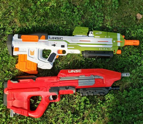 Halo Assault Rifle. Boomco vs. NERF Size Comparison. : r/halo